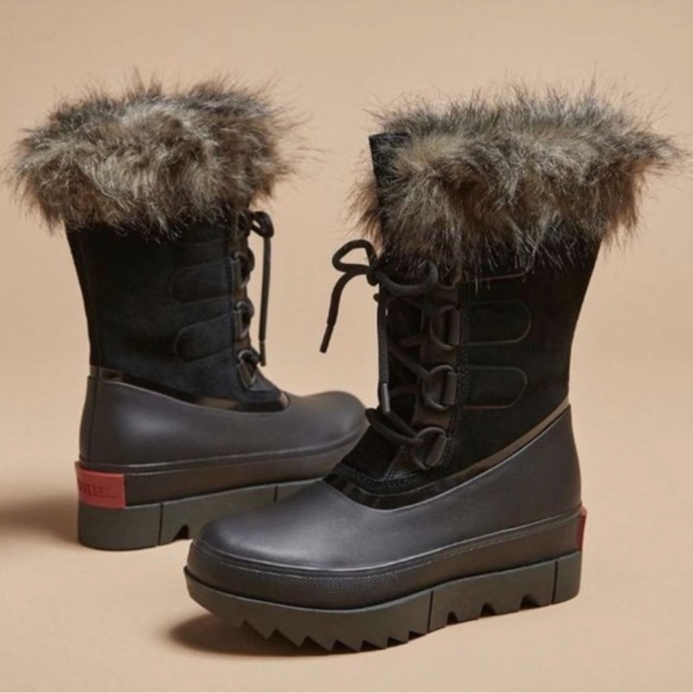 Sorel Black and Brown Winter Boots
